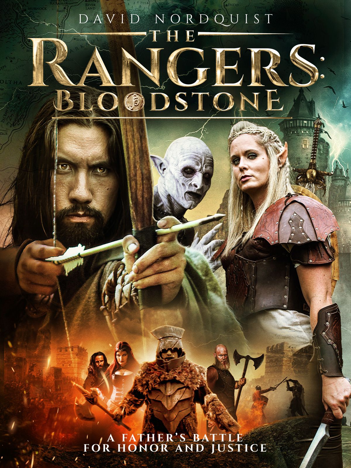 Keyart for the movie The Rangers: Bloodstone