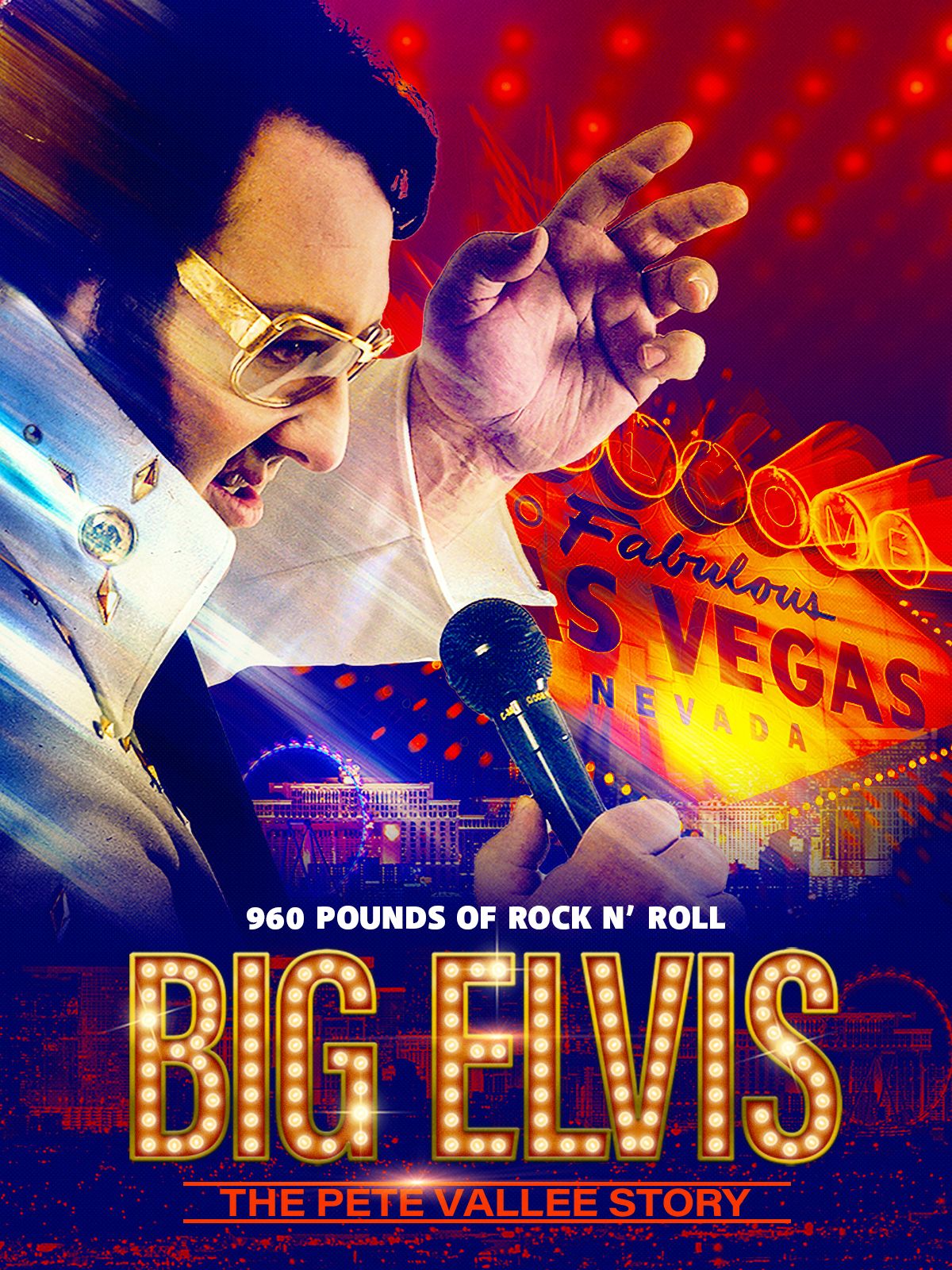 Keyart for the movie Big Elvis: The Pete Vallee Story