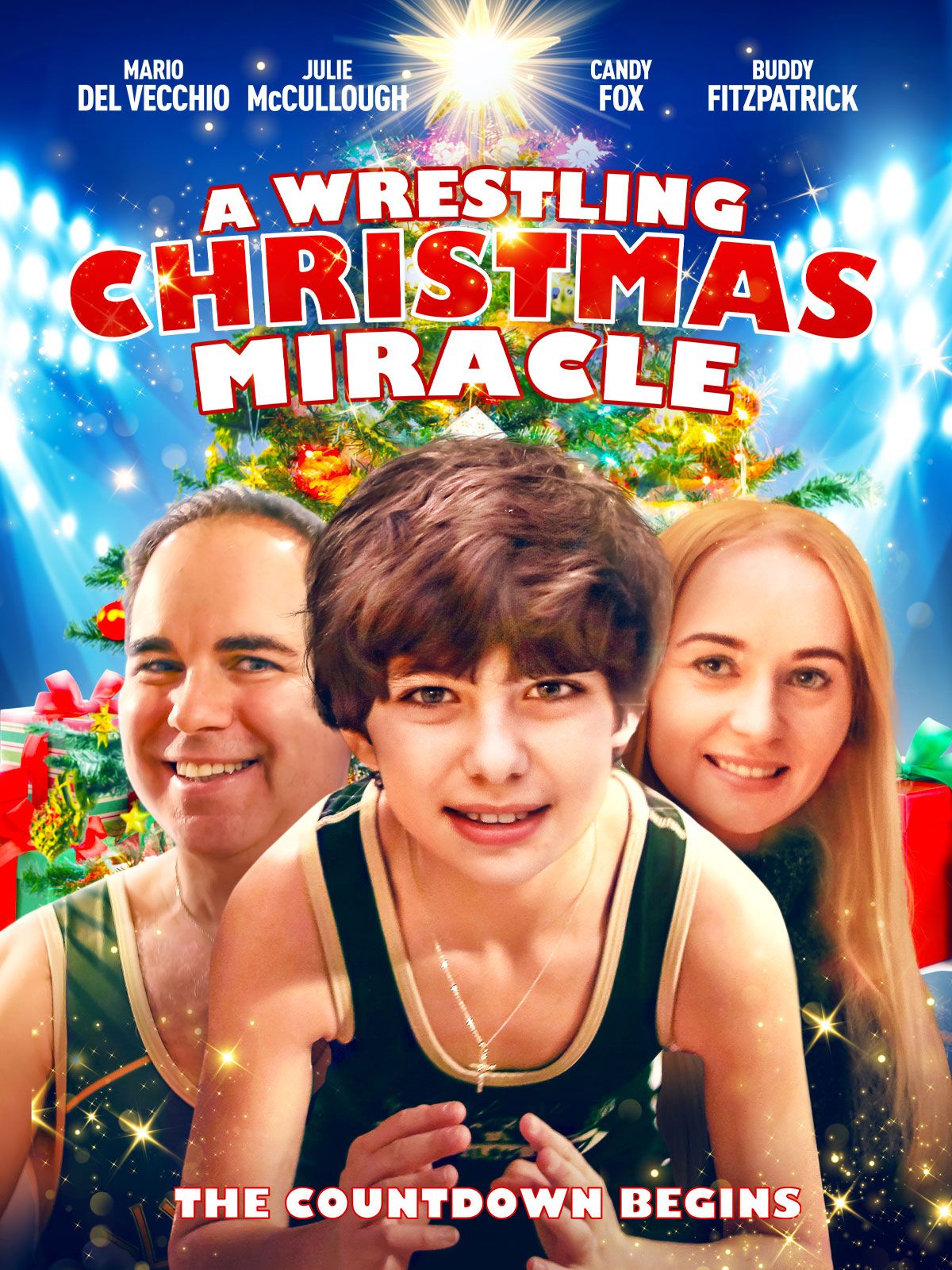 Keyart for the movie A Wrestling Christmas Miracle