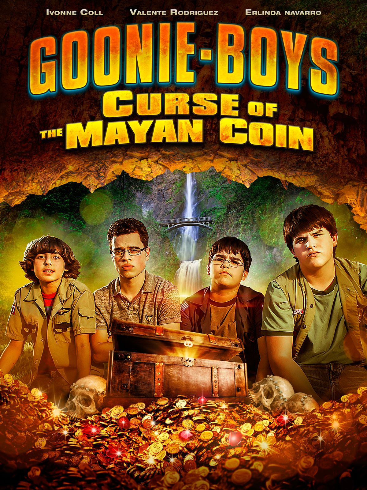 Keyart for the movie Goonie-Boys: Curse of the Mayan Coin