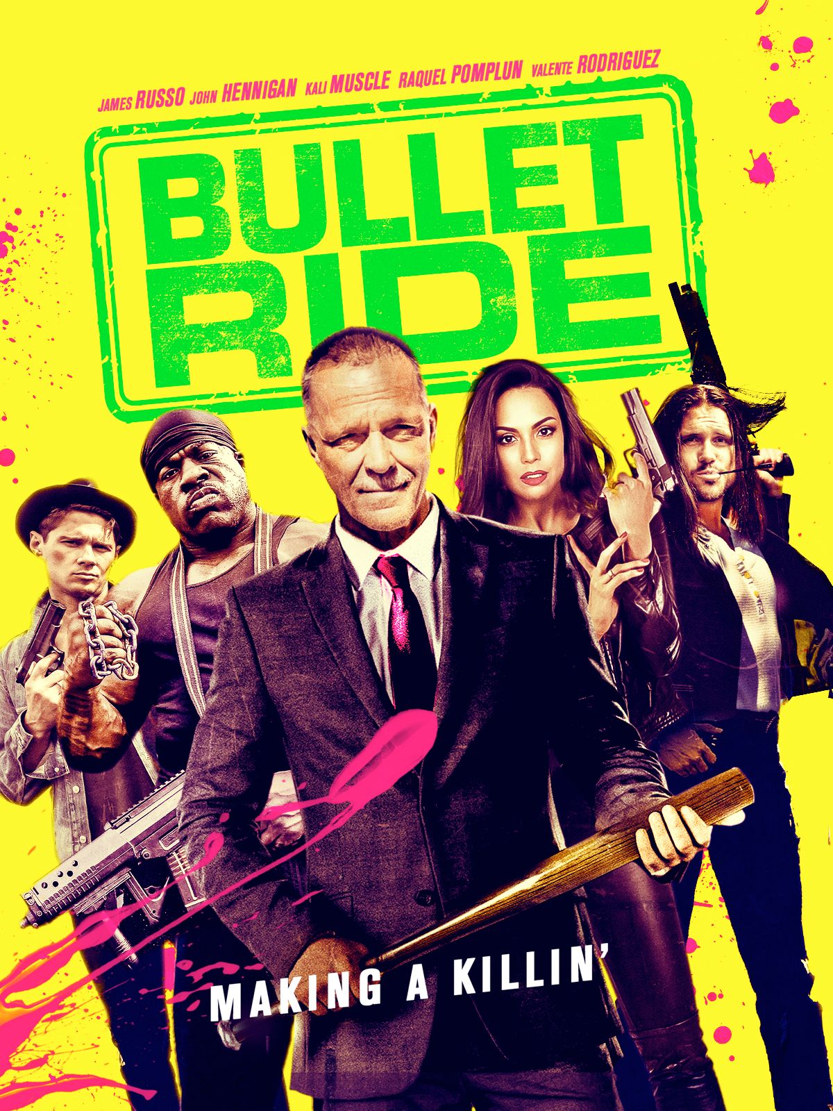 Keyart for the movie Bullet Ride
