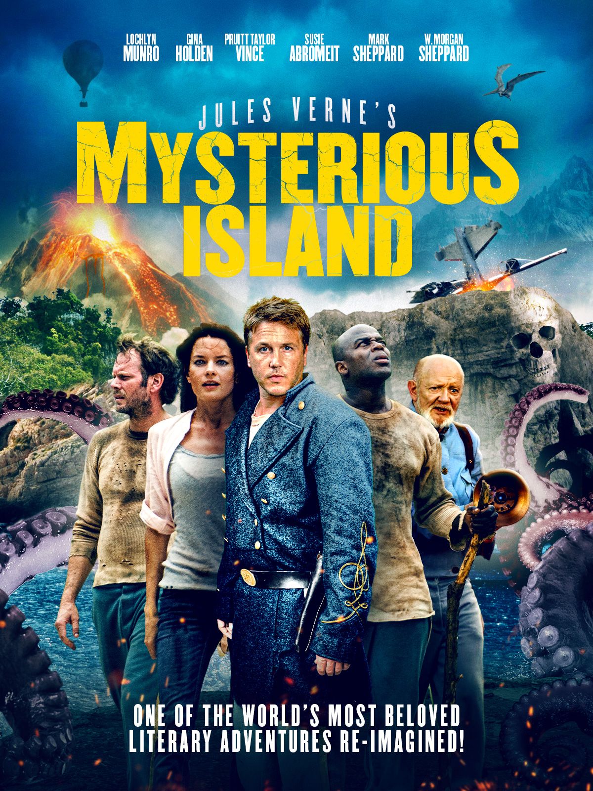 Keyart for the movie Jules Verne’s Mysterious Island